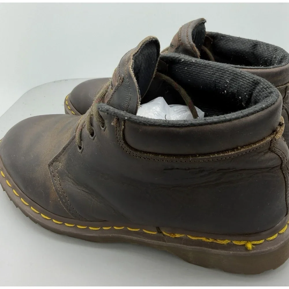 Dr. Martens Boots Brown Made in England  Leather Grunge Mens Size US 9